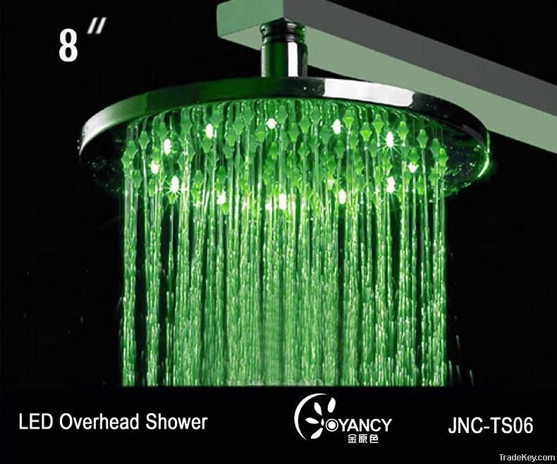 8&quot; Brass LED rain Shower