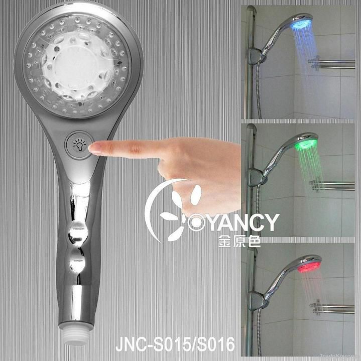 JNC-TS016 Temperature control color LED handheld shower