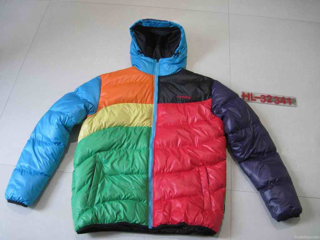 outdoor man's padded jacket