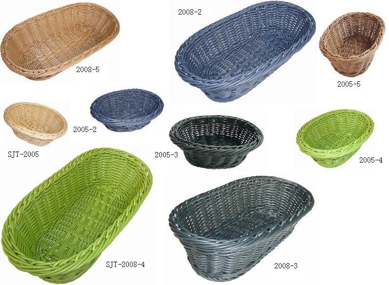 Oval Rattan Basket