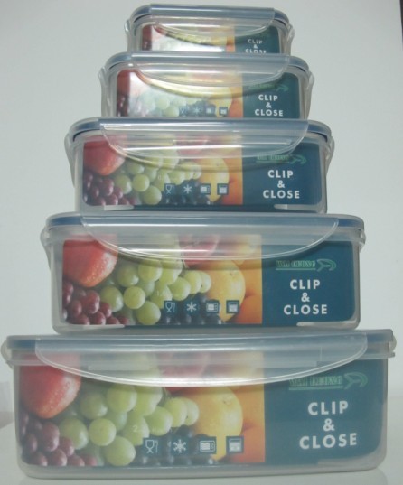 5PCS SET AIRTIGHT FOOD CONTAINER