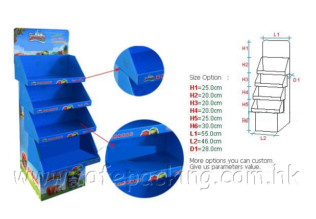 floor display;promational display;paper display