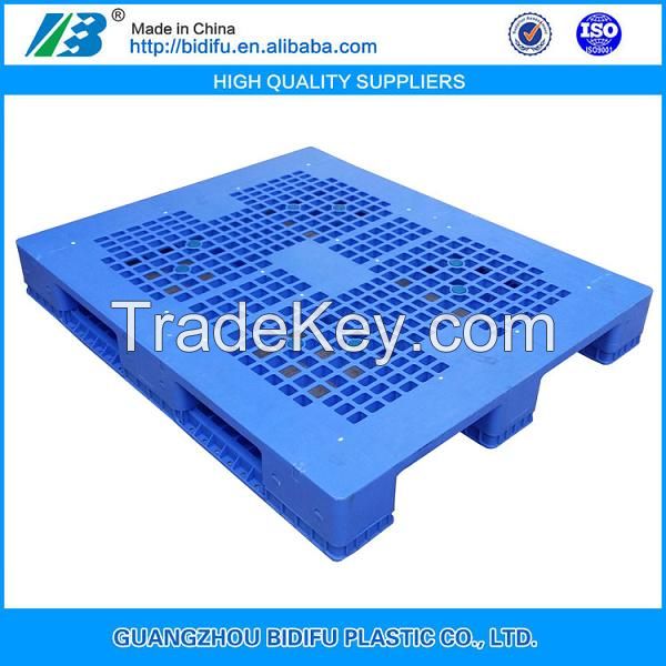 1200x1000 1 ton heavy duty steel reinforced warehouse racking plastic pallet