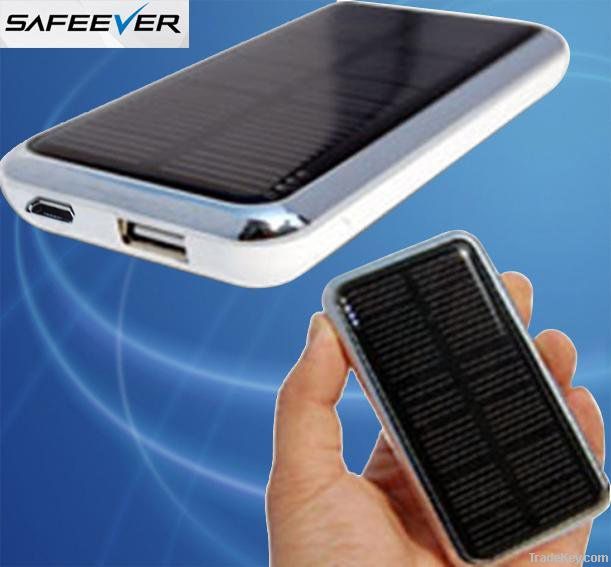 Solar mobile phone charger for iphone blackberry   with CE&FCC&ROHS