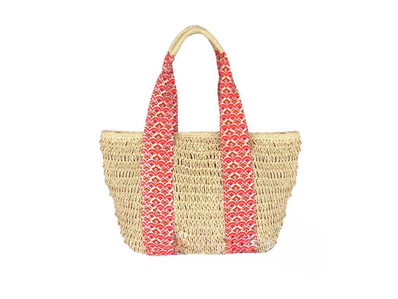 straw hand bag