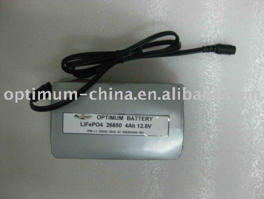 12V 4ah rechargable phosphate battery pack