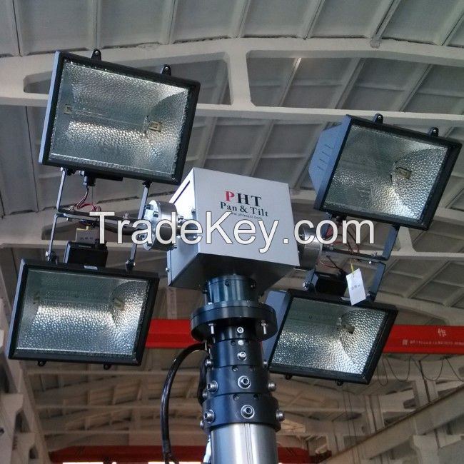 remote control pan tilt lighting tower system