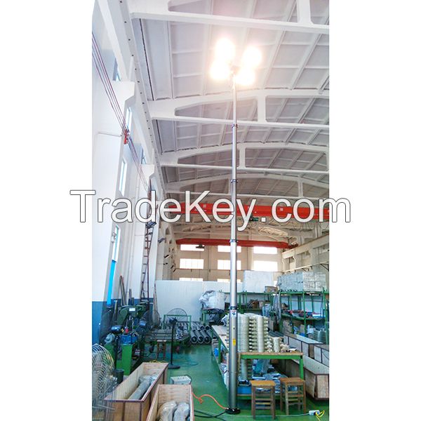 remote control pan tilt lighting tower system