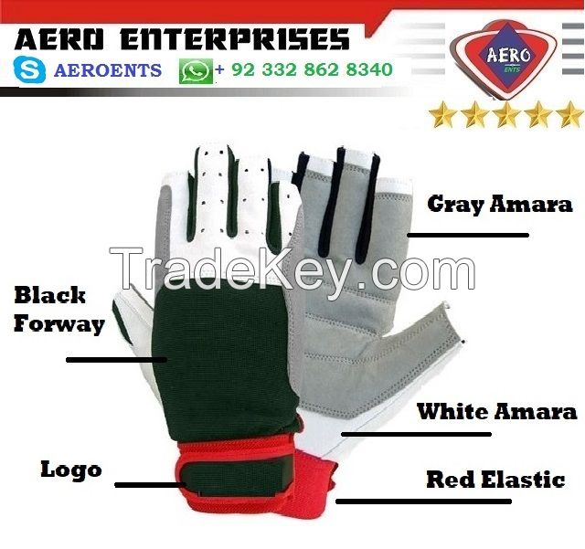 High Quality Latest Yachting Gloves | Short Finger Sailing Gloves 