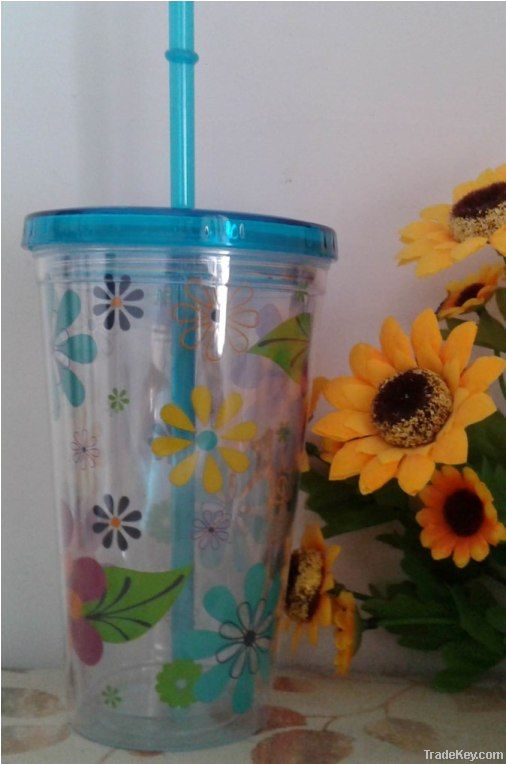 dome lid plastic  drinking tumbler