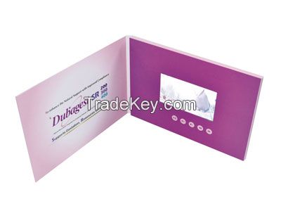 4.3-inch Hard Paper Printed Video Brochure