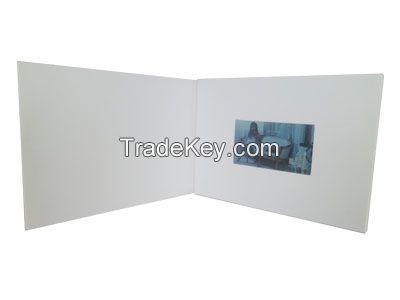 4.3-inch White Paper Video Greeting Card