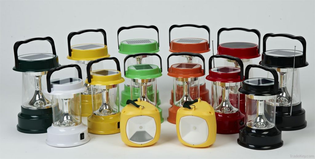 Rechargeable high-brightness nice appearance 3W LED Solar Lantern