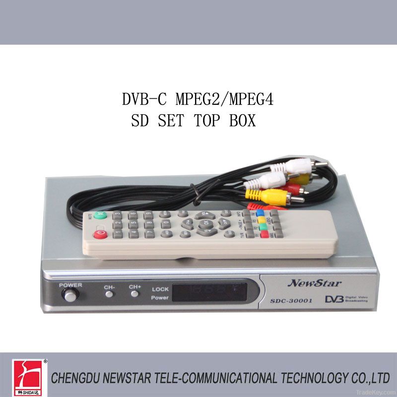 DVB-C SD MPEG2 set top box