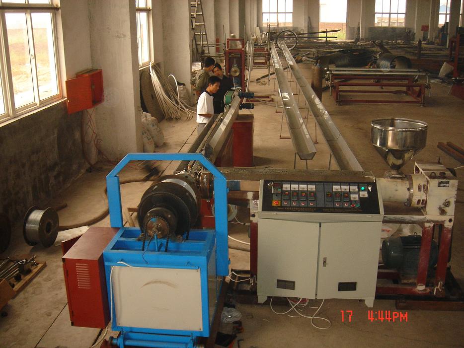 PVC steel wire reinforced hose production line