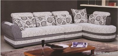 Europ morden style fabric, leather sofa for living room