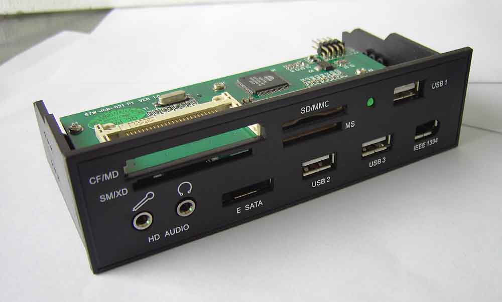 5.25 Inch Media Dashboard Card Reader