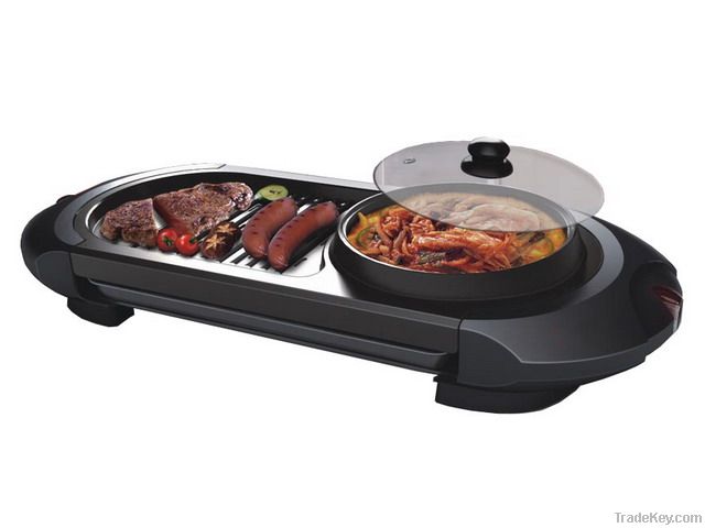 Multifunction Teppanyaki Grill With Hot Pot