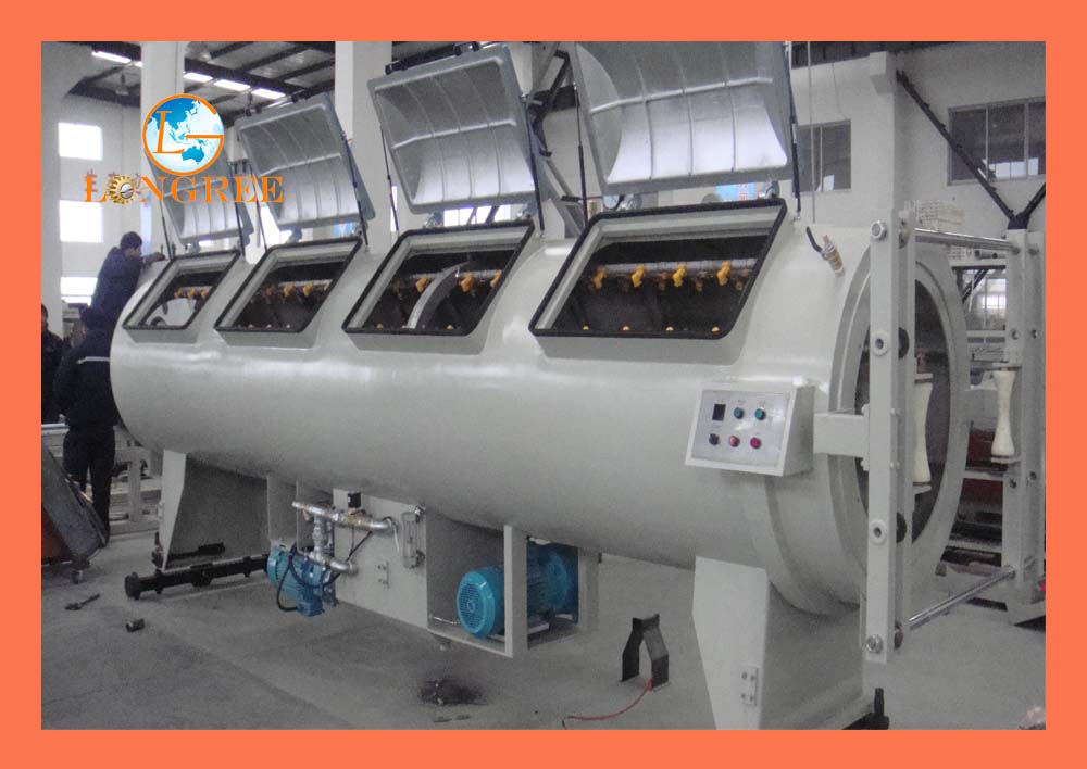 PE pipe extrusion line