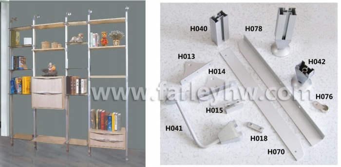 Walk-in Wardrobe Aluminium Parts