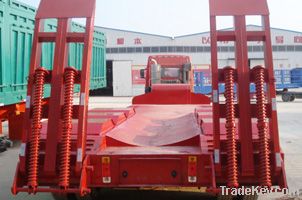 80T Wheelloader Carrier Low Bed Trailer