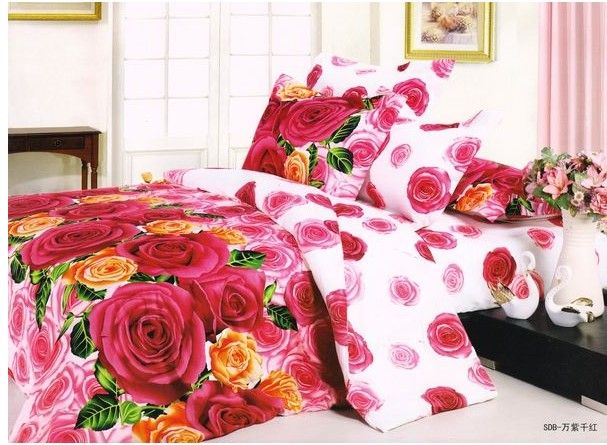 100% cotton polyester cotton bedding set