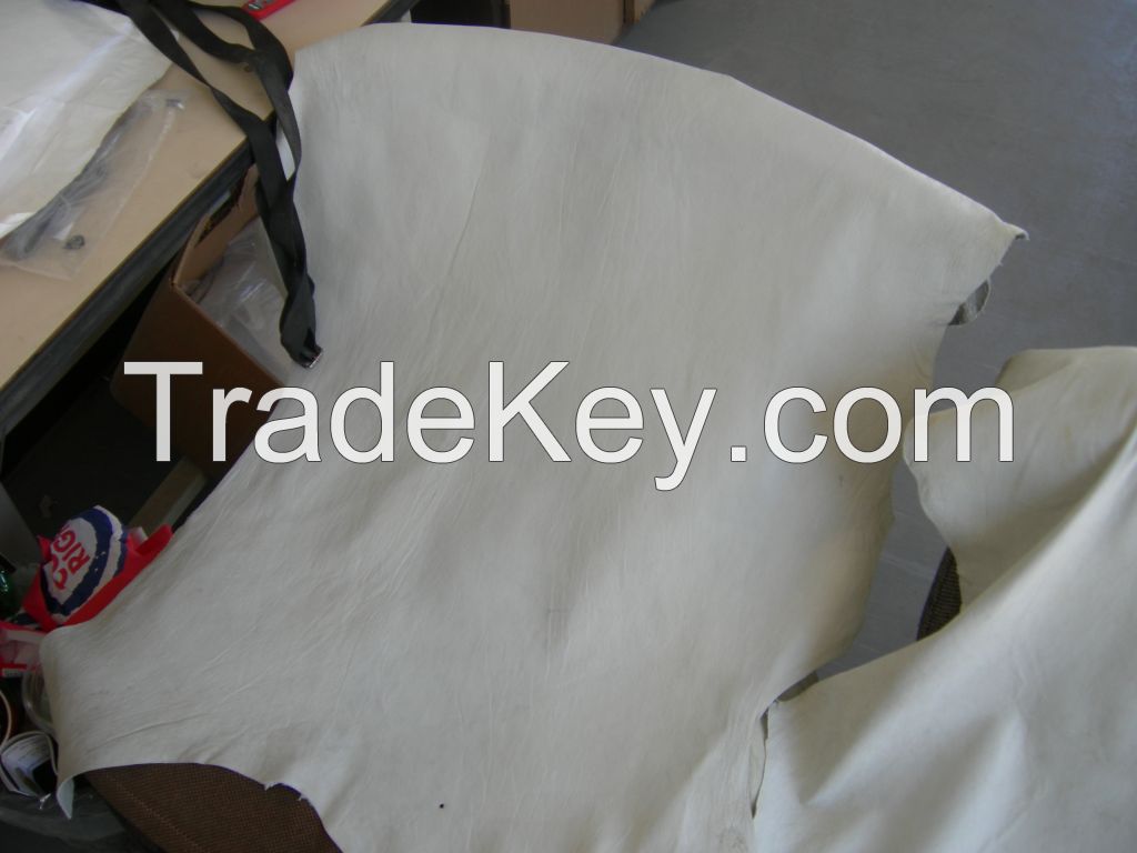 Lining Sheepskin Sheep Skins - White Crust, 5-6 Sqft, 0.6 - 0. 7 mm&#039; Thickness