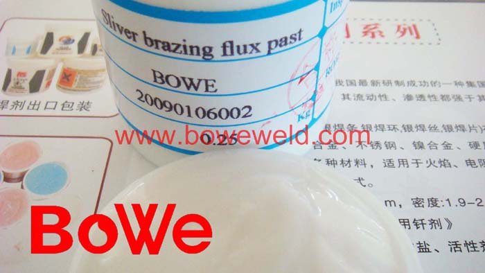 Silver brazing paste