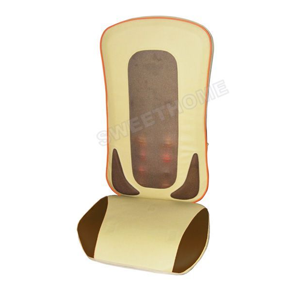 Car and Home Thermal Jade Roller Back Massager Cushion