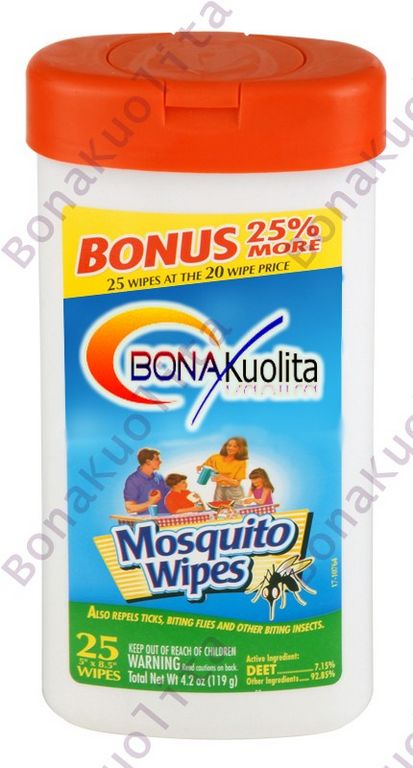 anti mosquito wet wipes