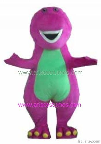 barney mascot costume, party costumes, fur costumes