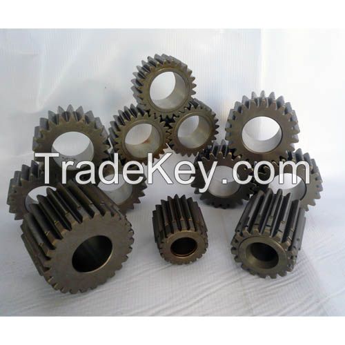 Excavator travel gear swing gear