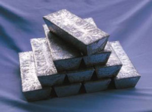 Antimony ingots