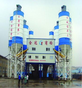 HZS120 Concrete mixing plant