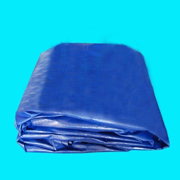 Ready made blue PE tarps