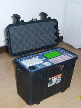 Portable flue gas analyzer