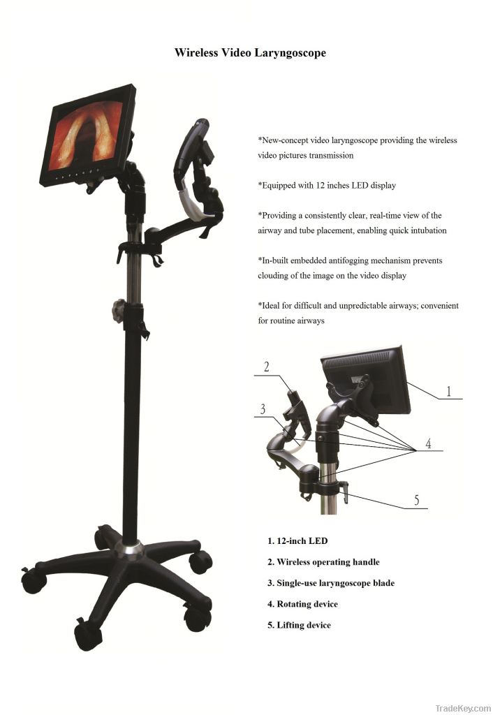 Wireless Video Laryngoscope