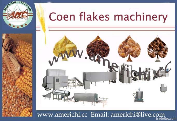 Corn/oat flakes making machinery