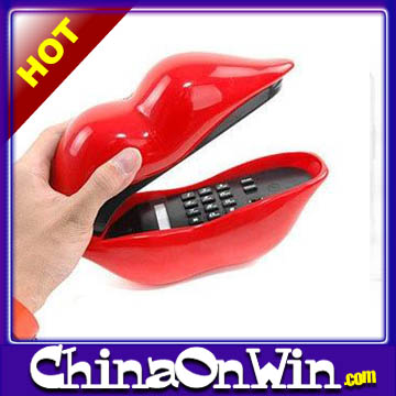 Corded Lip Telephone