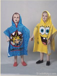 Children Poncho Hooded Towels