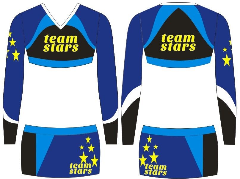 2013 customized design trendy cheerleading uniform 