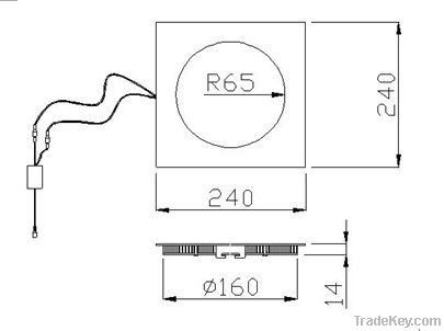 led slim downlight(ES-XMBF24)