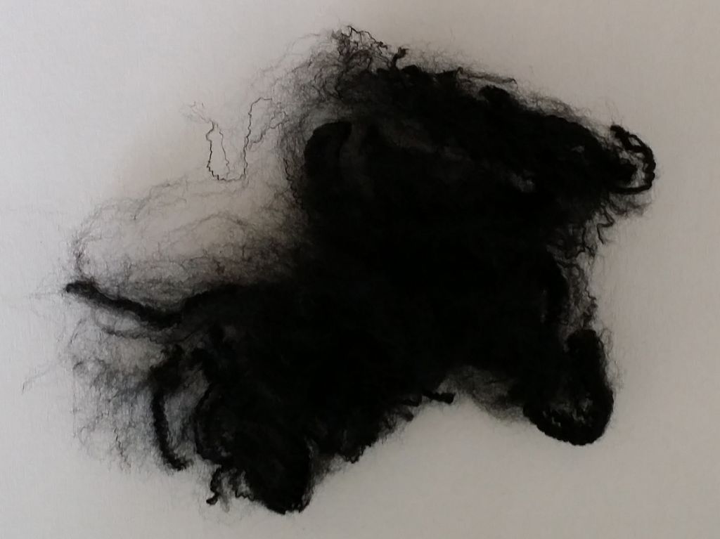 Black Polyester Staple Fiber