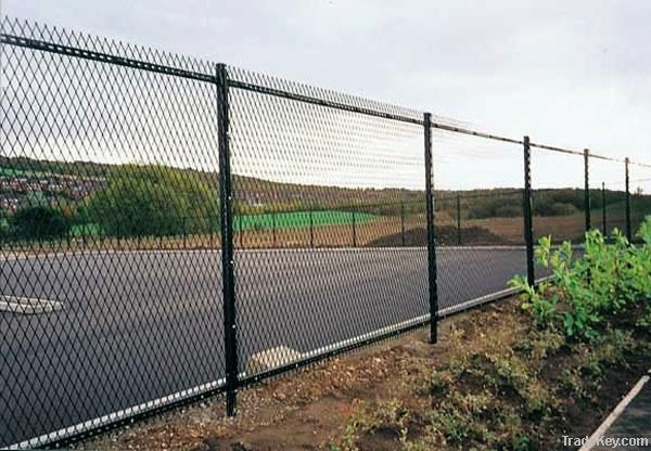 Expanded Mesh Fence