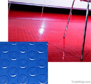 2.5mm to 6mm thickness round button rubber matting