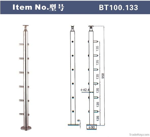 Railing post