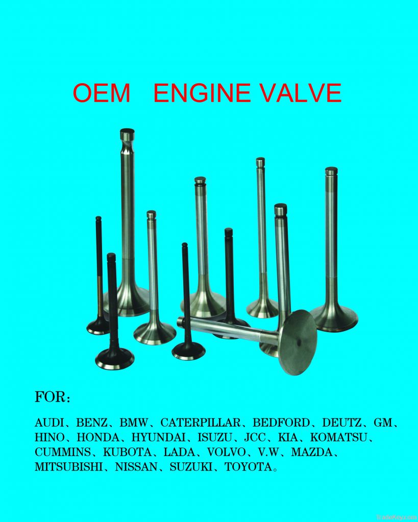 engine valves for DAEWOO cars