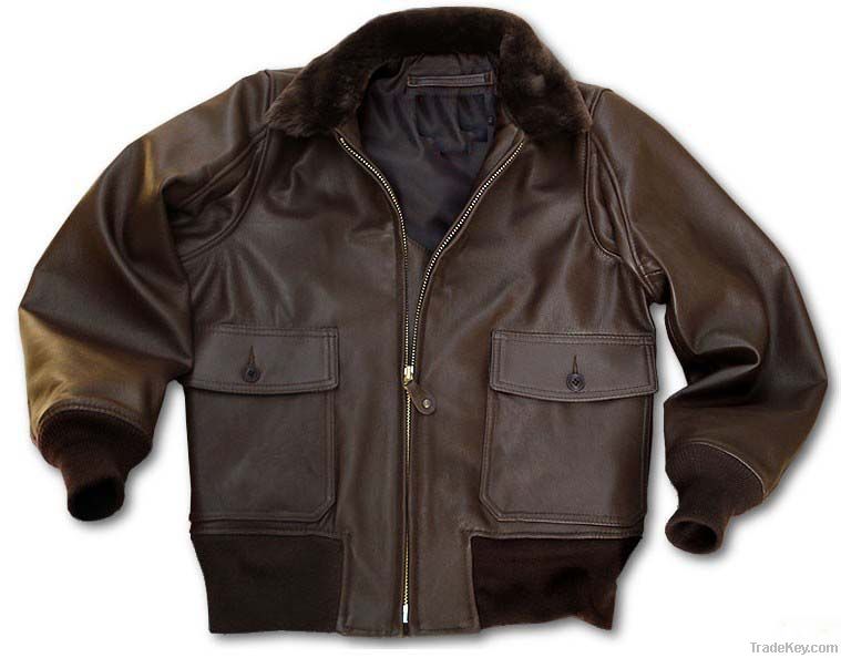 G1 bomber jacket / goatskin flight jacket