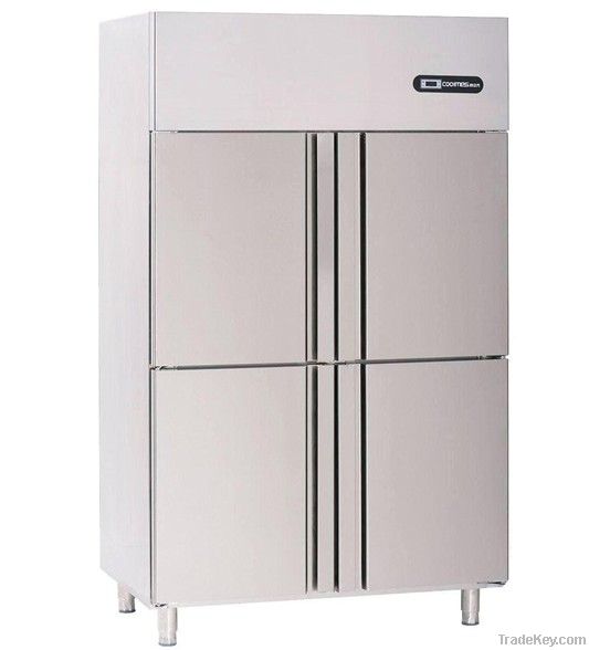 Upright commercial freezer &amp; refrigerator / Four doors / Fan cooling