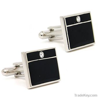 Black Crystal Classic Cufflinks